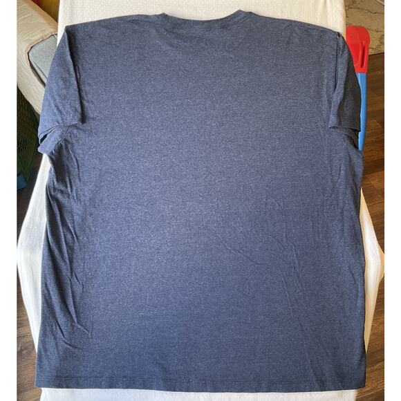 Eighty Eight Men Shirt XX-LARGE Blue Skull Rose Short Sleeve - Picture 8 of 8